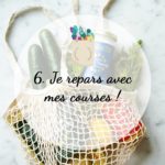 Je repars avec mes courses