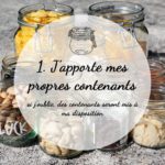J'apporte mes propres contenants